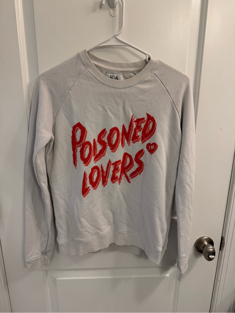Zoe Karssen Poisoned Lovers Sweatshirt Size Small